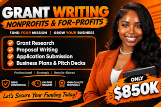 do nonprofit grant writing and grant proposal development and grant submission