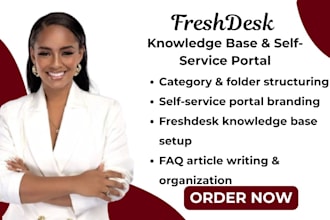setup freshdesk knowledge base, self service portal and faqs help center setup