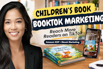 do booktok children promotion amazon kdp influencer tiktok booktok author SMM