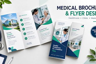 design brochure design, medical flyer, flyer design, brochure, and dental flyer