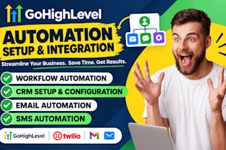 create gohighlevel automation CRM integration email SMS workflow triggers