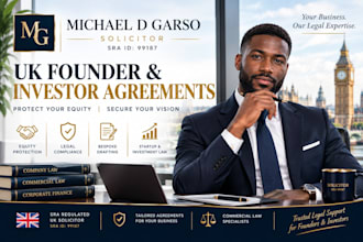 draft a robust UK founder and investor agreement to protect your equity