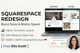 redesign your squarespace website for higher conversions and mobile