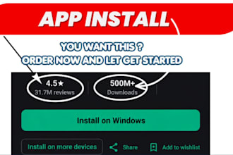 do fast app installs, mobile app promotion, app marketing video, web app sign up