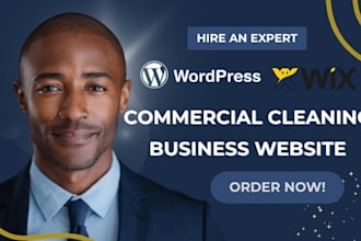 create professional cleaning website, pressure washing, window cleaning website