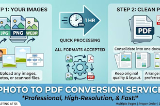 convert images and photos to pdf document