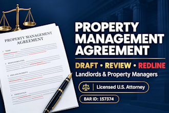 draft a binding commercial and residential lease agreement contract