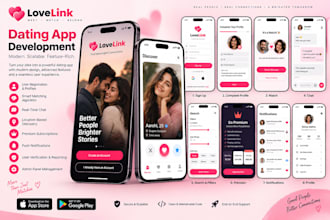 develop a modern dating app like tinder, bumble, and hinge