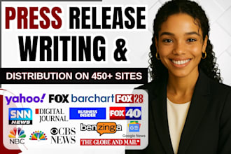 press release writing and editing