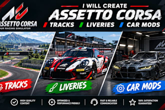 create assetto corsa tracks, assetto corsa livery, assetto corsa car mods