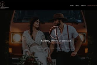 design wix wedding expo website event registration website wedding website joy
