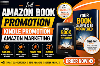 amazon book promotion kindle promotion  amazon  marketing