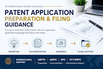 assist with patent application preparation and filing guide