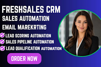 build freshsales CRM lead scoring freshsales sales pipeline automation