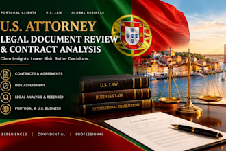 draft portugal attorney legal document review and contract analysis