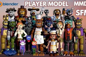 port, edit, create sfm player model, garry mod, l4d2, cs2, tf2, mmd playermodel