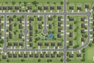 design real estate maps, property maps, subdivision maps and plot plans