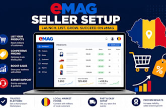 create manage emag romania seller account emmag product listing SEO optimization