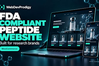 fda compliant peptide website peptide wordpress website peptide woocommerce