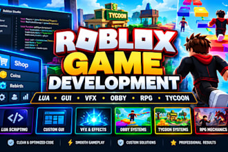 roblox game script lua scripter vfx gui obby tycoon rpg development