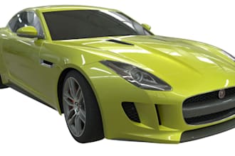 make custom 3d car model, game, ads visualization, 3ds max, render, interior mod