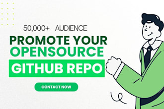 promote your opensource github repo to developers