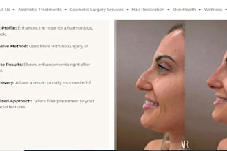 create a professional beauty and med spa website