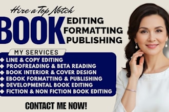fix slow pacing, developmental book editor for travel, diary, nonfiction novel