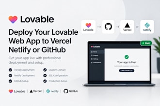 deploy your lovable web app to vercel netlify github with custom domain