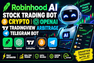 robinhood ai stock trading bot crypto openai tradingview arbitrage telegram bot