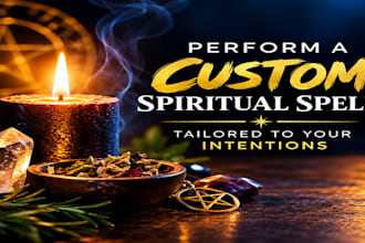 perform a custom spiritual spell tailored to your intentions