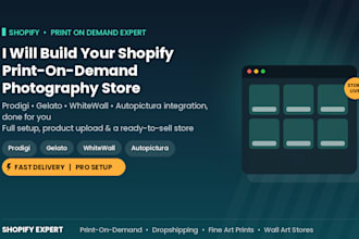 setup shopify prodigi gelato whitewall autopictura photography pod shop