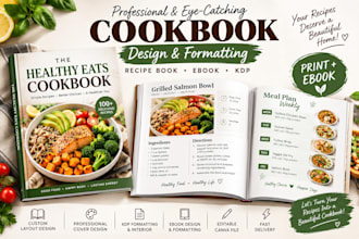 do cookbook design recipe book design, cookbook writing as cookbook writer