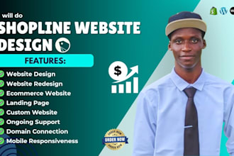 shopline website design store ecommerce website business website