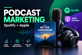podcast marketing and promotion strategy for apple podcasts and spotify