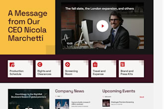 design a modern sharepoint intranet website for your business