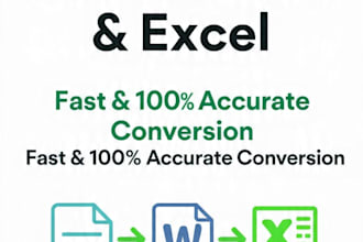 convert pdf to editable word and excel file