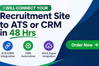 connect your recruitment site to ats or CRM in 48 hrs