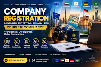 company registration in eu middle east cyprus germany saudi complete compliance