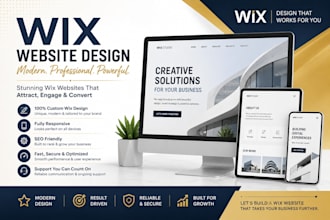 design redesign wix website wix landing page wix  development wix studio design