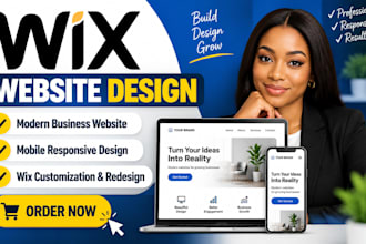 design a professional wix website or redesign your wix