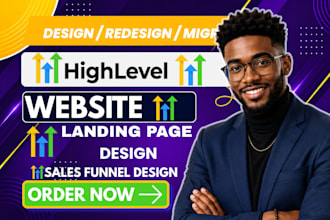 build gohighlevel landing page gohighlevel website go high level funnel expert