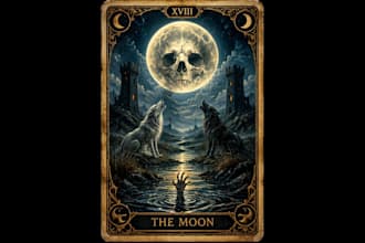 design custom tarot, oracle, and trading cards