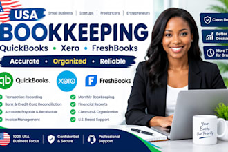 do USA quickbooks xero freshbooks bookkeeping for accurate accounts