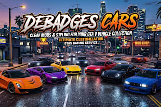 create for you a fivem ready car pack with all debadged cars