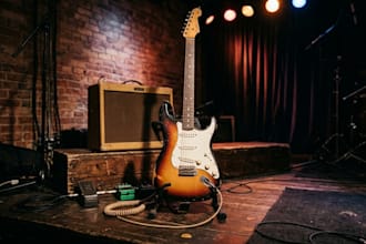record professional pop rock guitars for your song