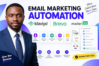 setup klaviyo brevo email marketing automation for