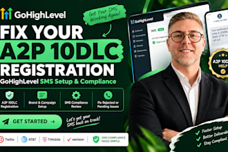 fix gohighlevel a2p 10dlc registration and SMS compliance