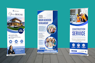 design professional roll up banner and advertising banner