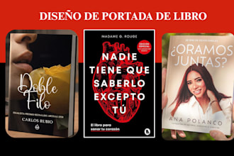 diseña una portada increíble para la publicación de tu libro o novela